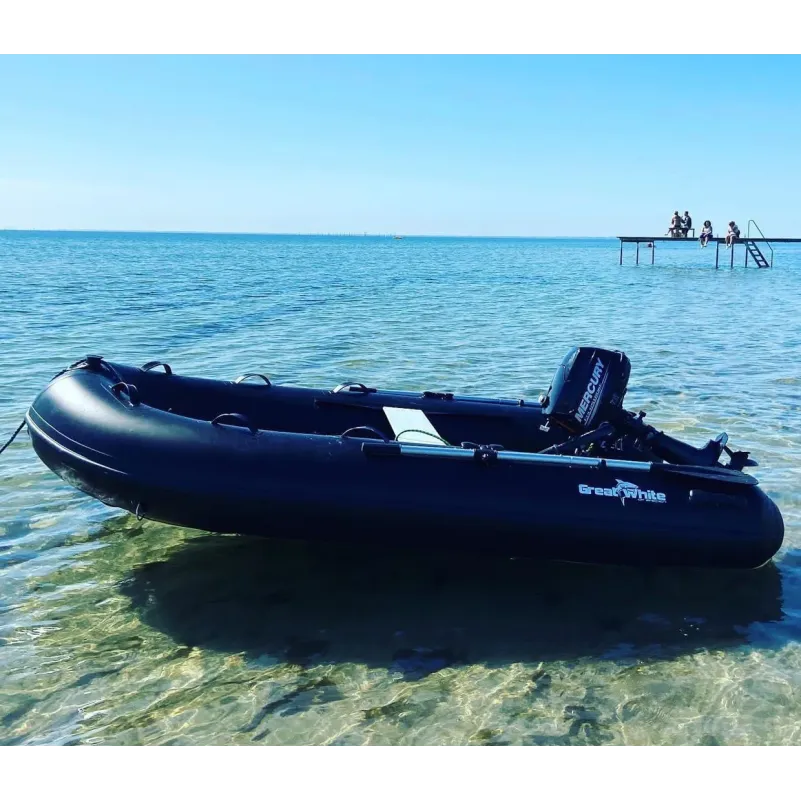 Ribbåt ALU300 Aluminium Enkelskrov & dubbelskrov med förvaring - Greatwhite