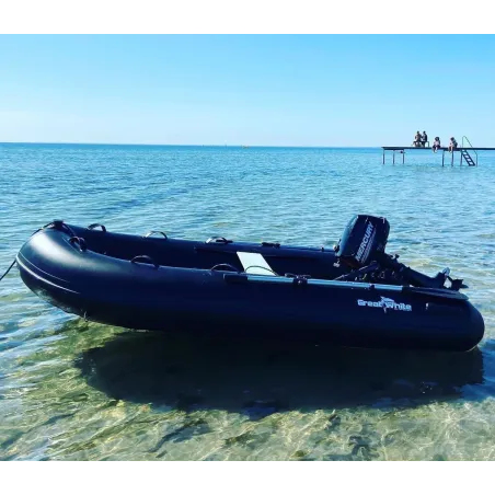 Ribbåt ALU300 Aluminium Enkelskrov & dubbelskrov med förvaring - Greatwhite