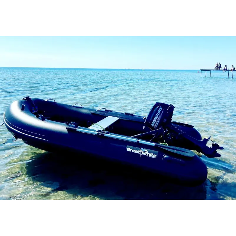 Ribbåt ALU300 Aluminium Enkelskrov & dubbelskrov med förvaring - Greatwhite