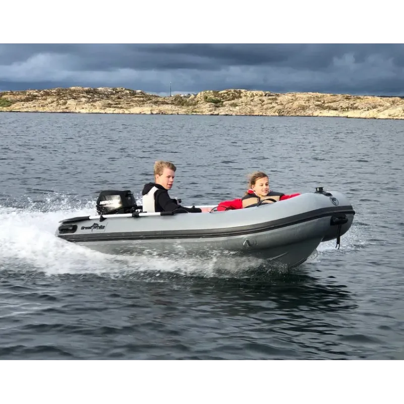 Ribbåt ALU300 Aluminium Enkelskrov & dubbelskrov med förvaring - Greatwhite