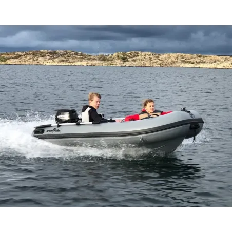 Ribbåt ALU300 Aluminium Enkelskrov & dubbelskrov med förvaring - Greatwhite