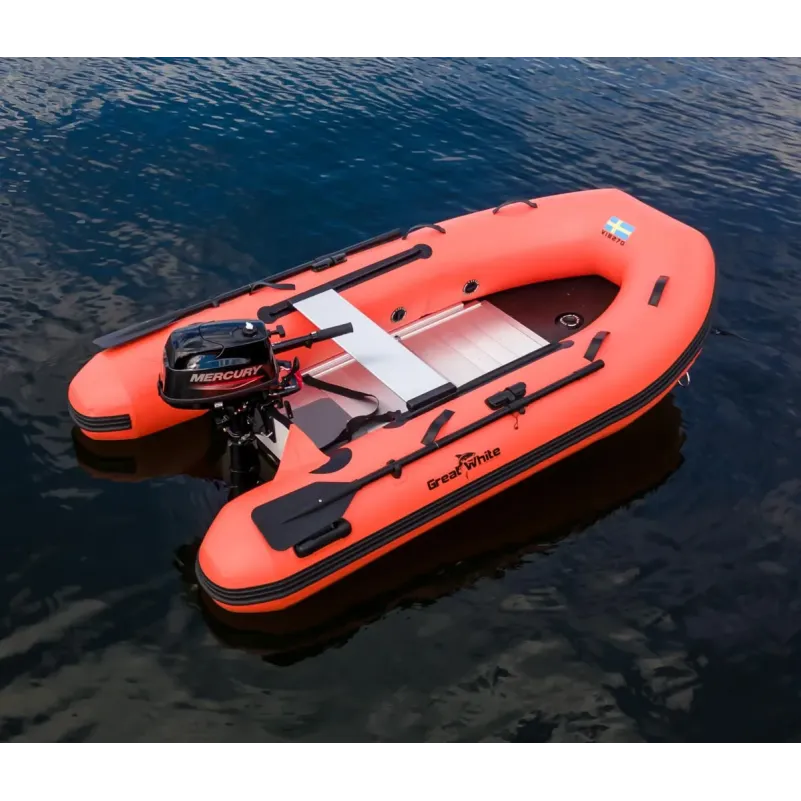 Gummibåt IF270  - uppblåsbar V-köl,  aluminium- eller Airmatdurk