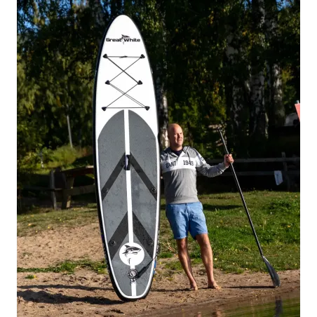 Greatwhite Paddleboard SUP330 Sport 15cm tjock, 18PSI Greatwhite Paddleboard SUP330 Sport 15cm tjock, 18PSI