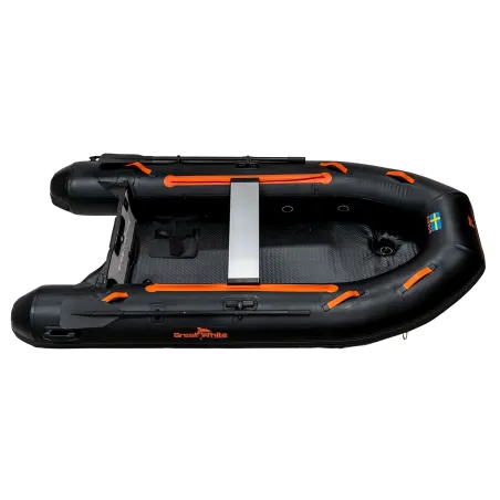 Gummibåt VIB300 med svarta tuber av PVC