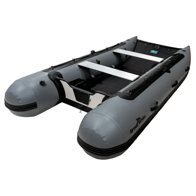 Gummibåt CAT330 katamaran med öppen för - Greatwhite
