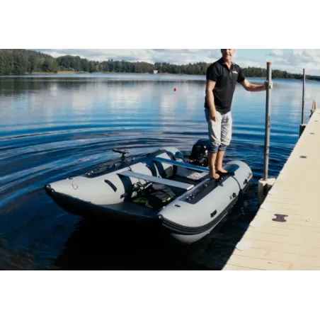 Gummibåt CAT330 katamaran med öppen för - Greatwhite