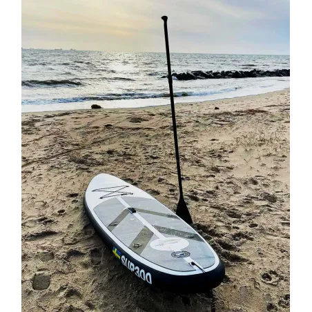 SUP300 12cm tjock uppblåsbar paddleboard som klarar ett tryck på hela 18Psi. För vikter upp till 100Kg SUP300 12cm tjock uppblåsbar paddleboard som klarar ett tryck på hela 18Psi. För vikter upp till 100Kg