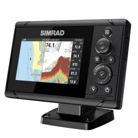 Simrad Plotter Cruise 5 inkl. bassjökort & 83/200-ekolodsgivare