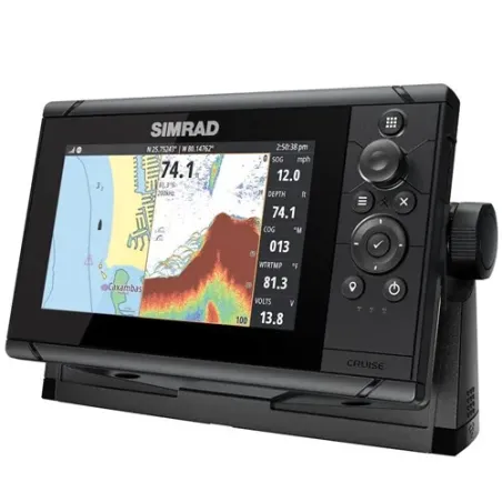 Simrad Plotter Cruise 7 inkl. bassjökort & 83/200-ekolodsgivare