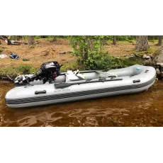 Gummibåt IF400 uppblåsbar V-köl, aluminiumdurk 2