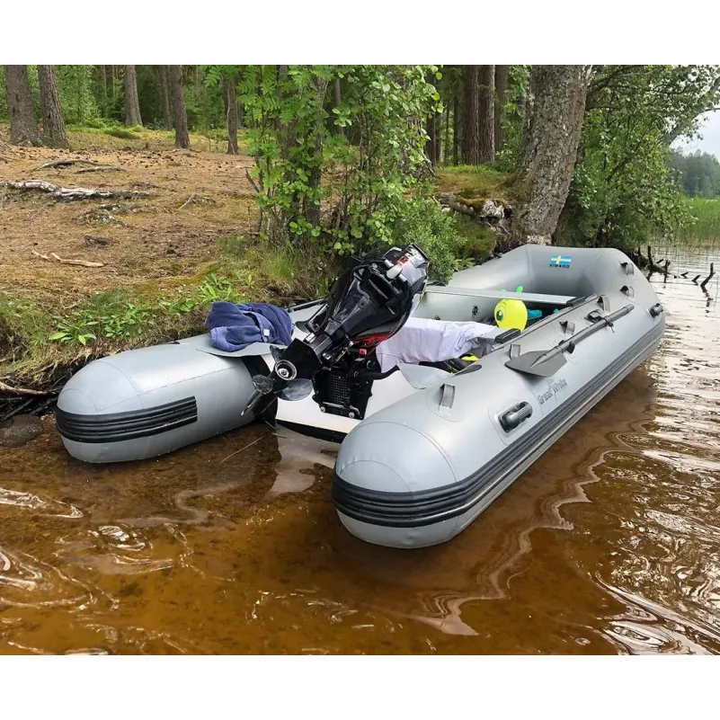 Gummibåt VIB400 uppblåsbar V-köl med aluminiumdurk