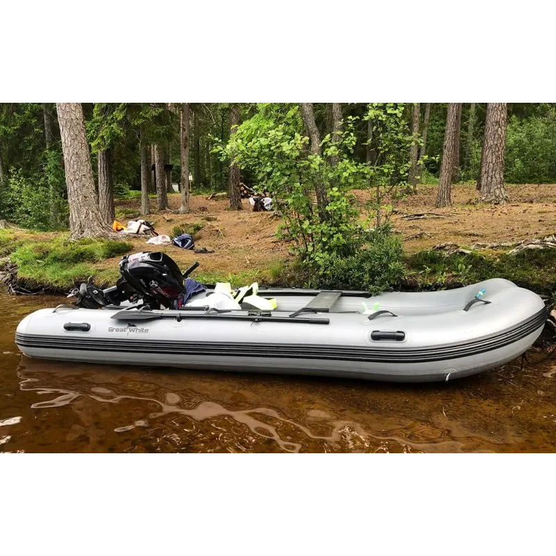 Gummibåt VIB400 uppblåsbar V-köl med aluminiumdurk