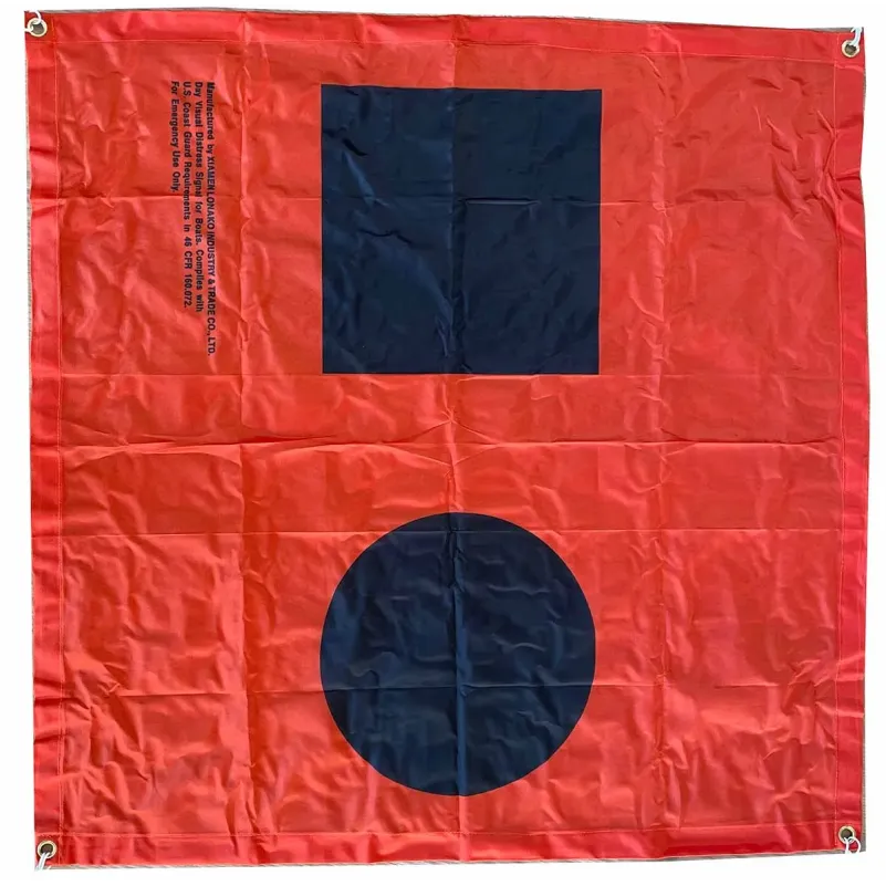 S.O.S batteridriven nödlampa inkl. signalflagga