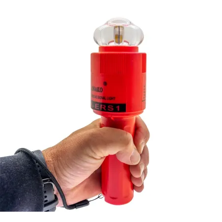 sos batteridriven nödlampa inkl. signalflagga