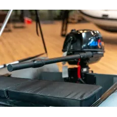 rorkultsförlängning  till utombordare svart aluminium 2