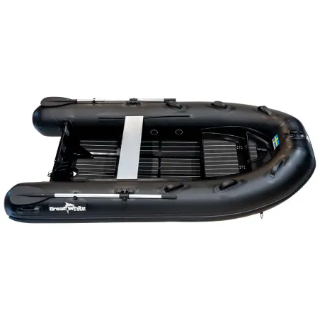 Ribbåt ALU300 Aluminium Enkelskrov & dubbelskrov med förvaring - Greatwhite