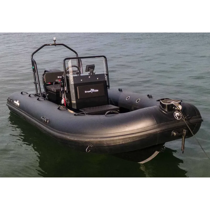 Båtpaket Greatwhite RIB420 Aluminium inkl soffa, rattkonsol, targabåge & Mercury 40hk