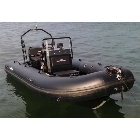 Båtpaket Greatwhite RIB420 Aluminium inkl soffa, rattkonsol, targabåge & Mercury 40hk
