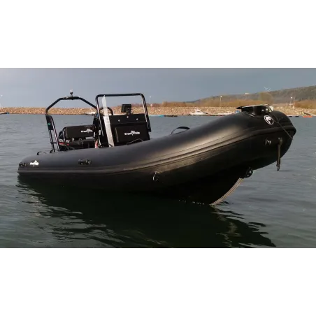 Båtpaket Greatwhite RIB420 Aluminium inkl soffa, rattkonsol, targabåge & Mercury 40hk