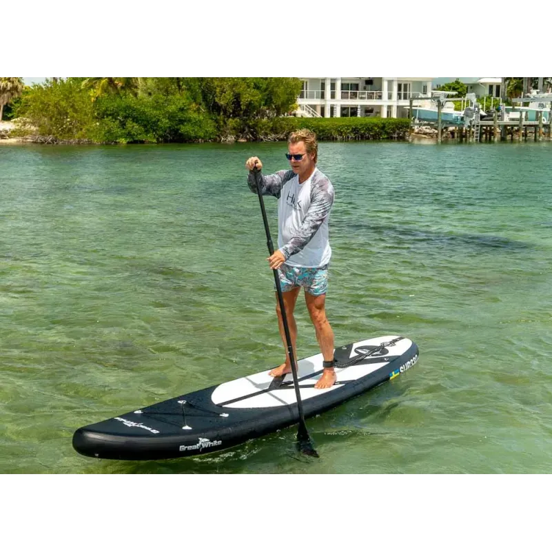 Greatwhite Paddleboard SUP330 BLACK 15cm tjock, 18PSI