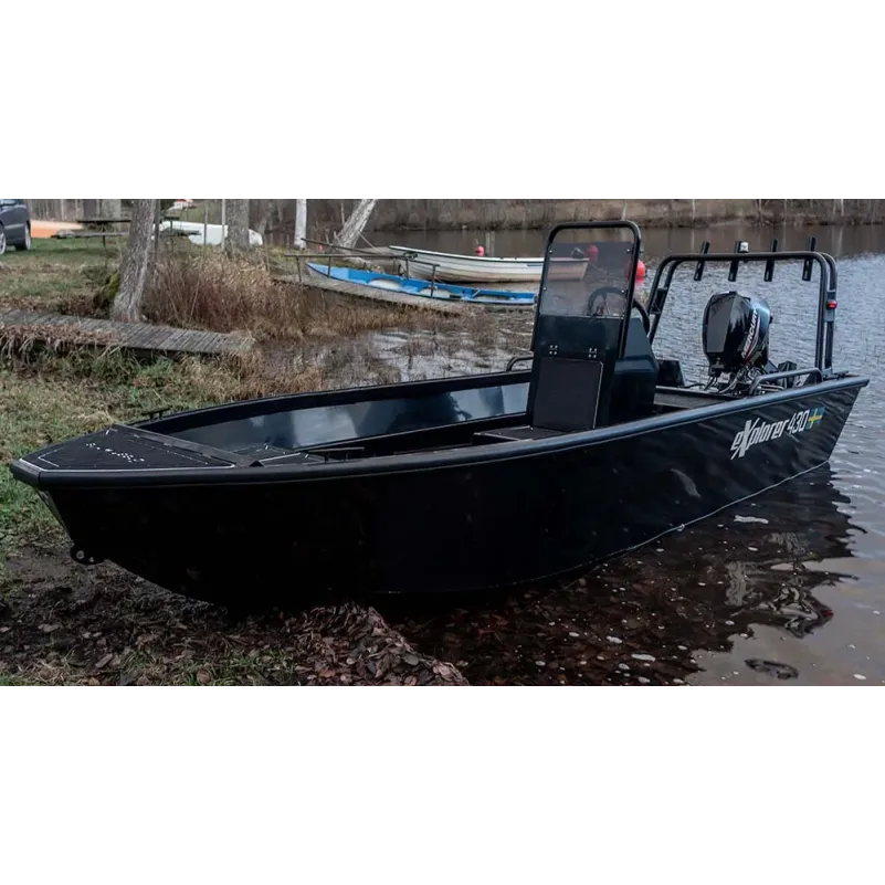 Båtpaket Greatwhite Aluminiumbåt eXplorer 430 inkl Rattkonsol & motor