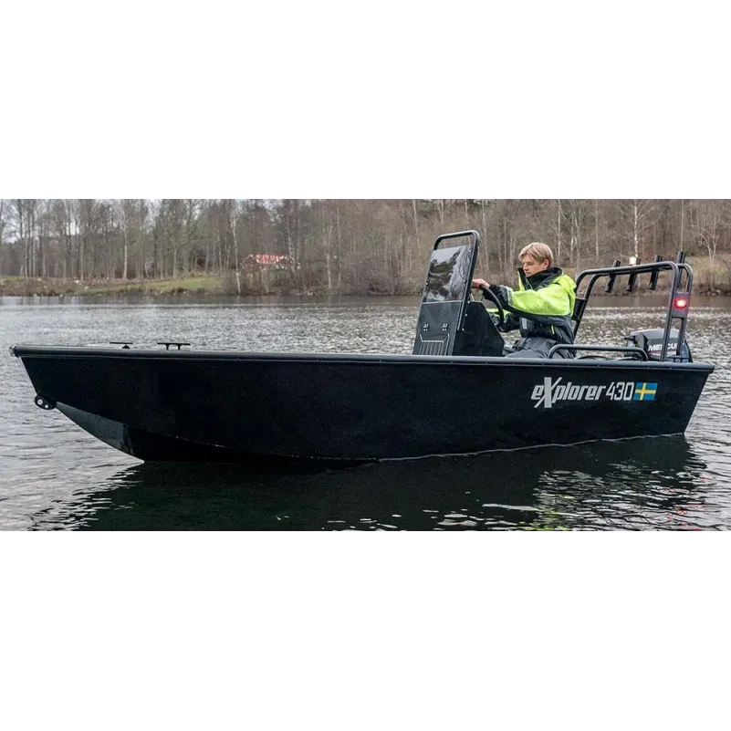 Båtpaket Greatwhite Aluminiumbåt eXplorer 430 inkl Rattkonsol & motor