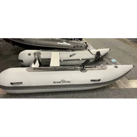 Gummibåt CAT270 uppblåsbar katamaran med öppen för - Greatwhite