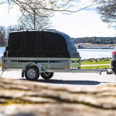 Släpvagn Tiki CS265-R inkl. 100cm hög kåpa