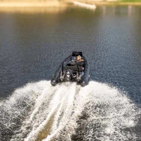 DLX420 ribbåt med aluminiumskrov