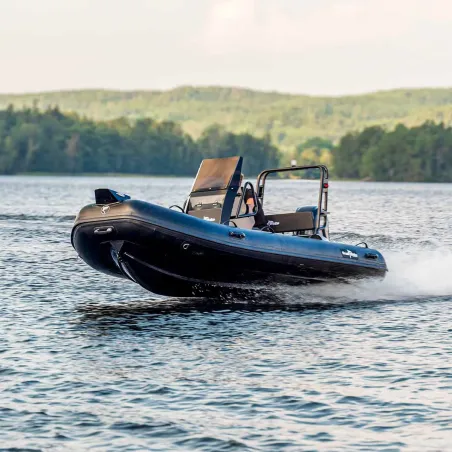 DLX460 toppfart 36 knop med mercury 50