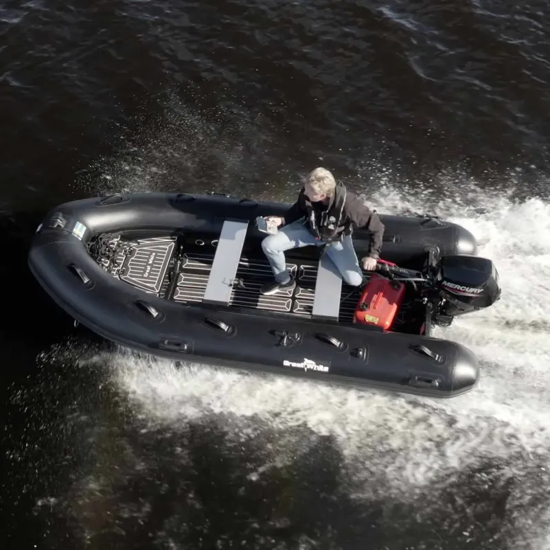 Ribbåt ALU360 Aluminium Dubbelskrov med förvaring - Greatwhite