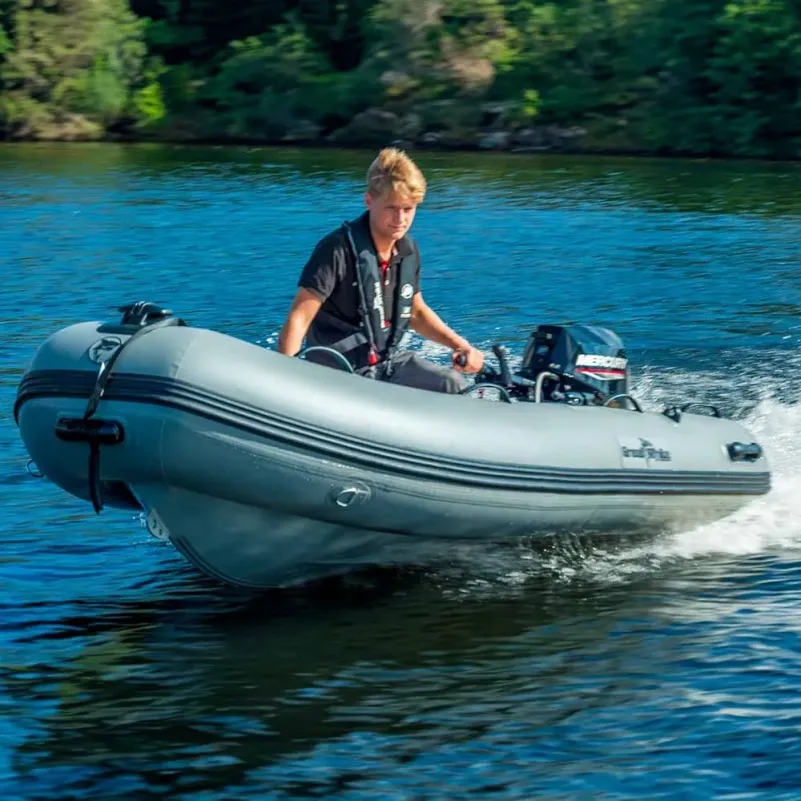 Ribbåt ALU300 Aluminium Enkelskrov & dubbelskrov med förvaring - Greatwhite