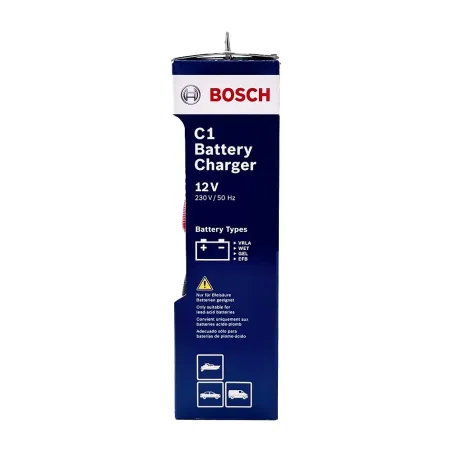Bosch - Batteriladdare C1 12V Bil- & Båtbatteri