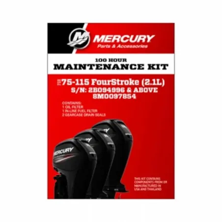 Mercury Servicekit för F75-115 EFI 2.1L 1år/100h Mercury Servicekit för F75-115 EFI 2.1L 1år/100h
