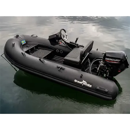 Båtpaket Greatwhite Comfort Aluminium RIB, konfigurera från  3m till 3,8 meter inkl Mercury Båtpaket Greatwhite Comfort Aluminium RIB, konfigurera från  3m till 3,8 meter inkl Mercury