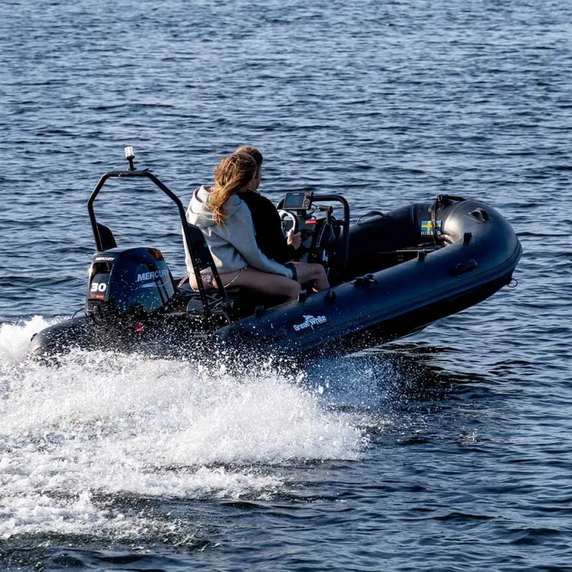 Båtpaket Greatwhite Jockey Aluminium RIB, konfigurera från 3 till 5,1meter inkl Mercury