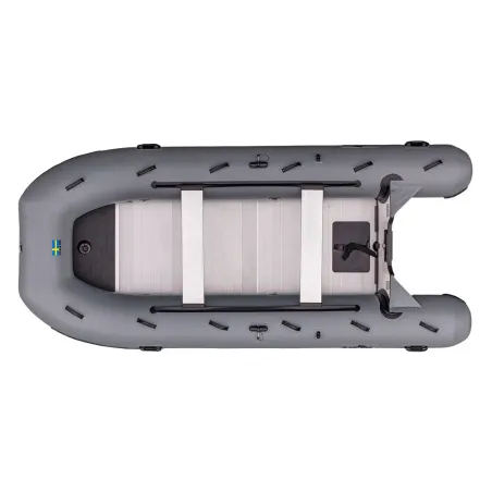 Gummibåt VIB430 uppblåsbar V-köl, aluminiumdurk, Max 20HK