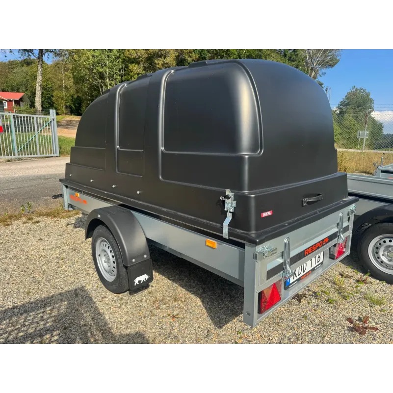 RESPO Släpvagn med Kåpa 750 kg, 80 km/h, obromsad