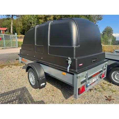 RESPO Släpvagn med Kåpa 750 kg, 80 km/h, obromsad