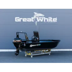 ''Visningsex'' Greatwhite Aluminiumbåt eXplorer 430 med Hidea 30hk EFI 2