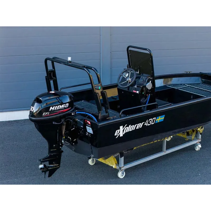 ''Visningsex'' Greatwhite Aluminiumbåt eXplorer 430 med Hidea 30hk EFI