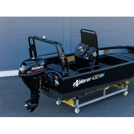 ''Visningsex'' Greatwhite Aluminiumbåt eXplorer 430 med Hidea 30hk EFI