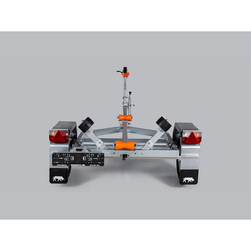 Respo 400kg, 80 Km/h båttrailer, båtar upp till 4.3m, maxlast 266 Kg