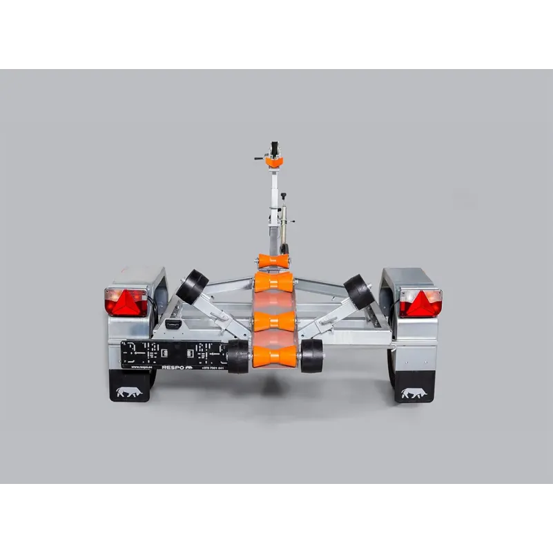 Respo 700kg, 80 Km/h båttrailer, båtar upp till 4.6m, maxlast 538 Kg