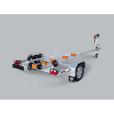 Respo 750kg 80 Km/h båttrailer, Rib upp till 5.1m, maxlast 564 Kg