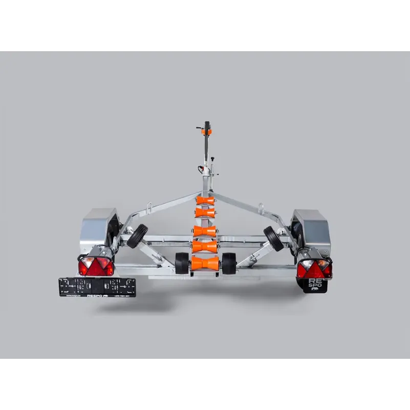 Respo 750kg 80 Km/h båttrailer, Rib upp till 5.1m, maxlast 564 Kg