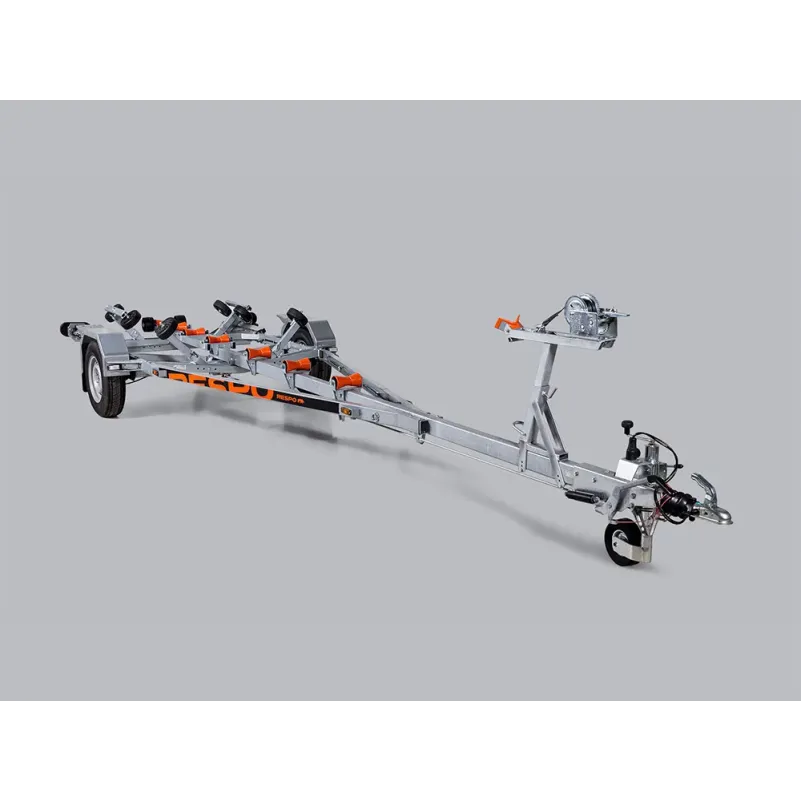 Respo 1500kg, 80 Km/h bromsad båttrailer, båtar upp till 6.5m - 1500