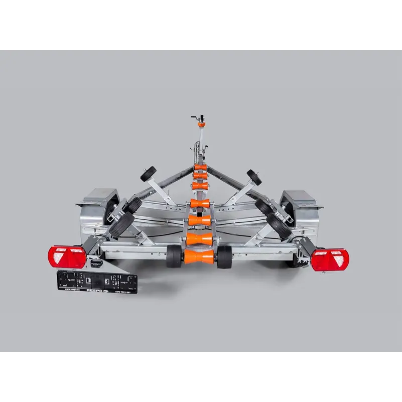 Respo 1500kg, 80 Km/h bromsad båttrailer, båtar upp till 6.5m - 1500