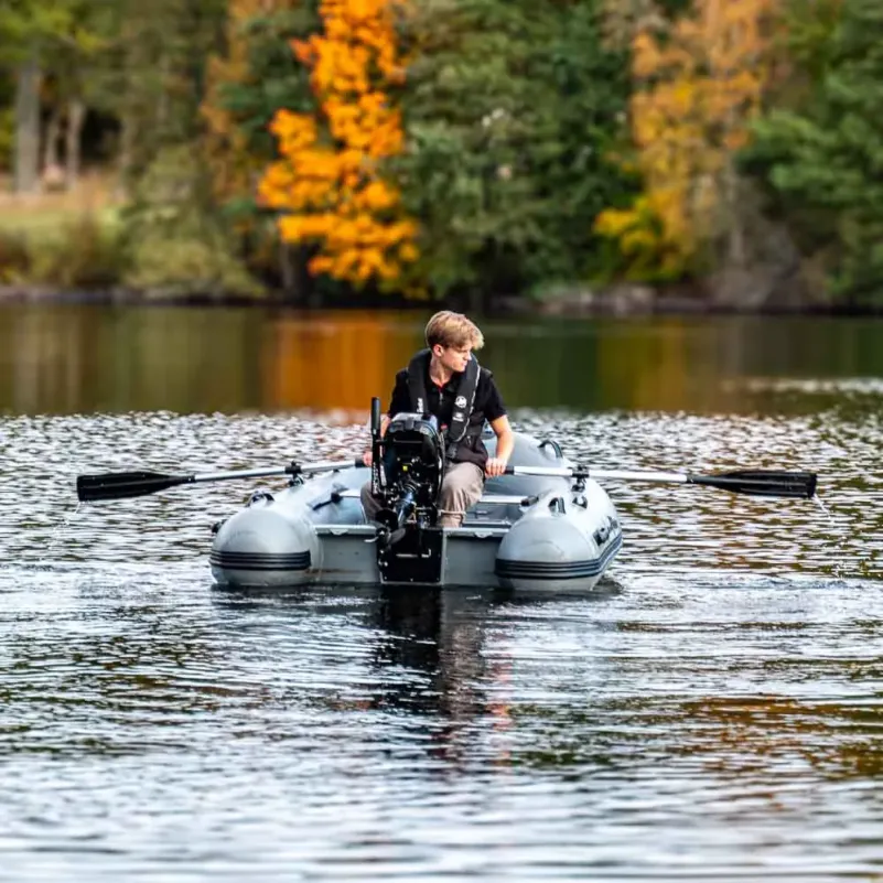 Ribbåt ALU240 Aluminium Enkelskrov & dubbelskrov med förvaring - Greatwhite