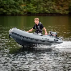 Ribbåt ALU240 Aluminium Enkelskrov & dubbelskrov med förvaring - Greatwhite
